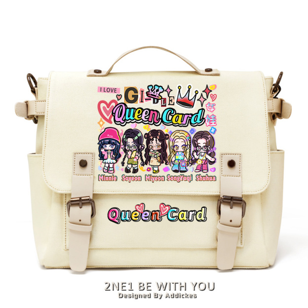 (G)I-DLE 專輯同款手提帆布包 應援單肩斜挎包-CASEZONE