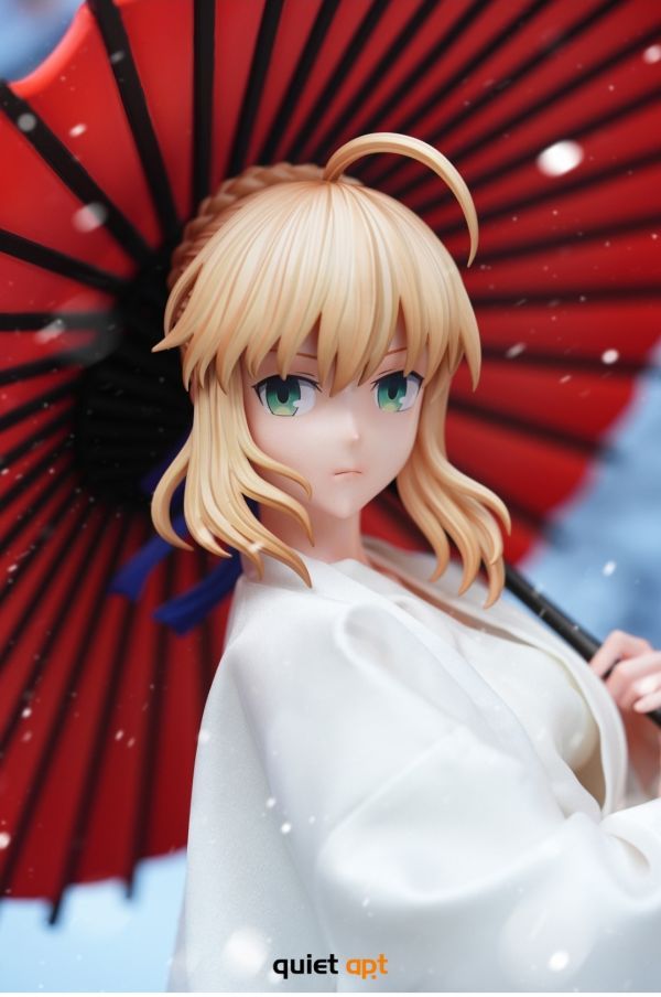 【預購】QuietArt 白色永恆 和風 saber 阿爾託莉雅·潘德拉貢-CASEZONE