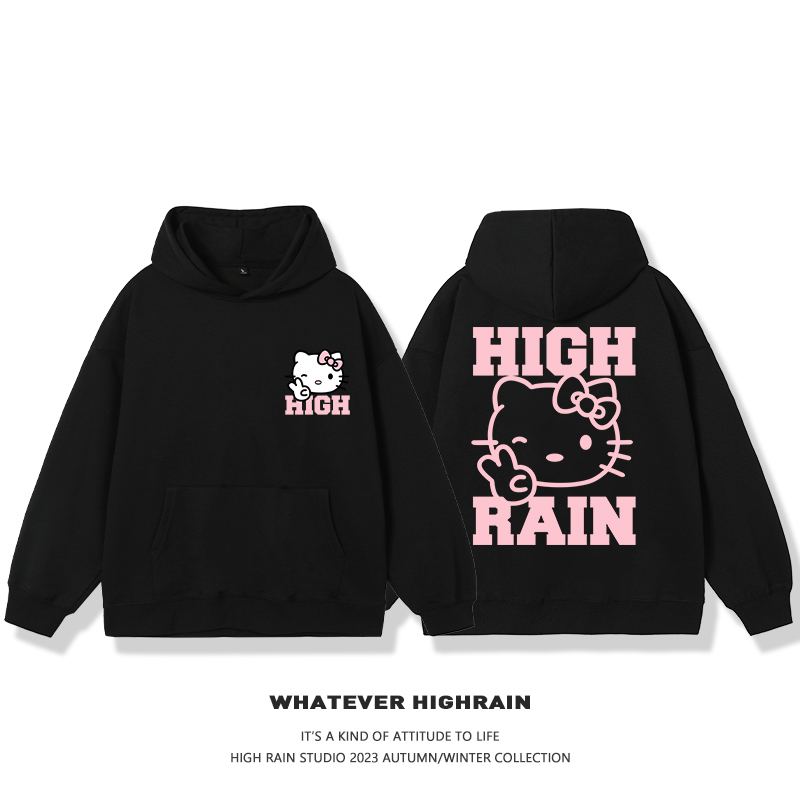 HelloKitty新款 親子情侶男女款連帽衛衣-CASEZONE