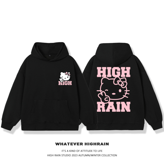 HelloKitty新款 親子情侶男女款連帽衛衣-CASEZONE