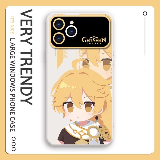 原神Q版液態大視窗全包矽膠防摔軟殼-CASEZONE