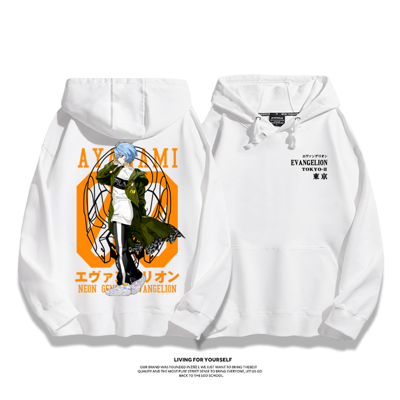 新世紀福音戰士新款 親子情侶男女款連帽衛衣-CASEZONE