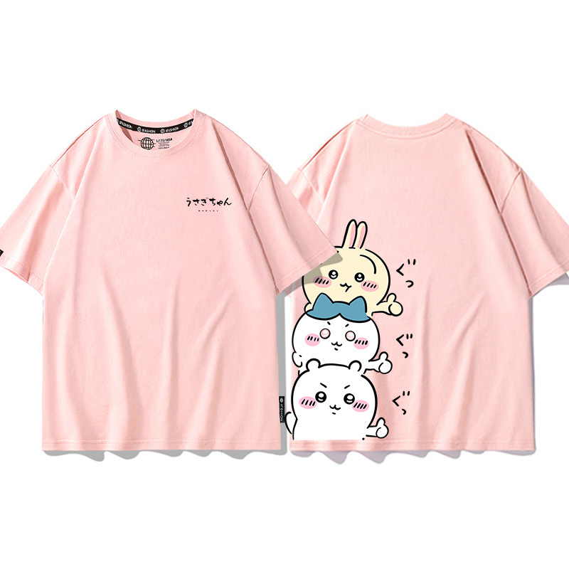 Chiikawa 2024親子情侶男女同款 T恤-CASEZONE