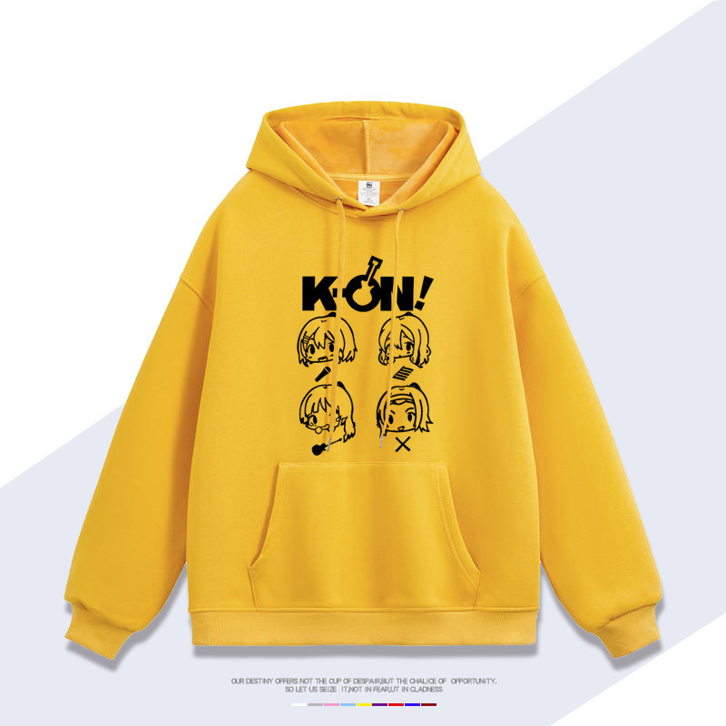 輕音少女K-ON 聯名衛衣2025秋冬新款 親子情侶裝連帽衛衣