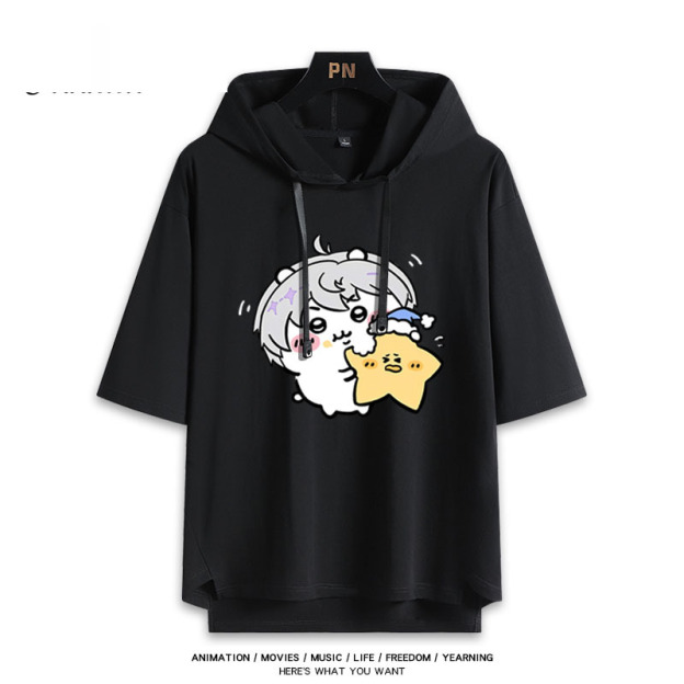 Chiikawa 忘本 連帽短袖T恤