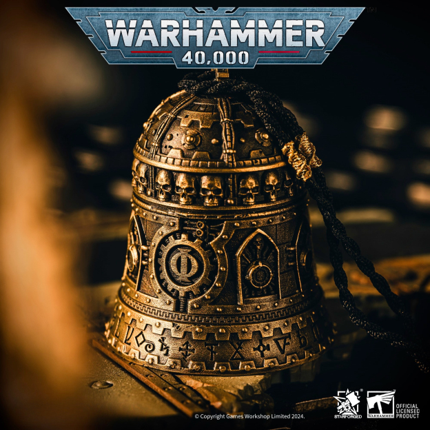 星辰鑄造 歐姆彌賽亞統御大鐘戰錘40K周邊機械神教掛飾