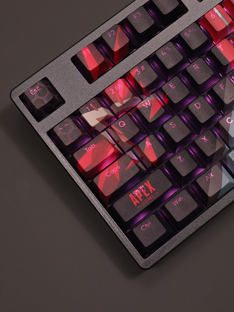 APEX透光RGB108鍵標準配列衛星軸鍵帽-CASEZONE