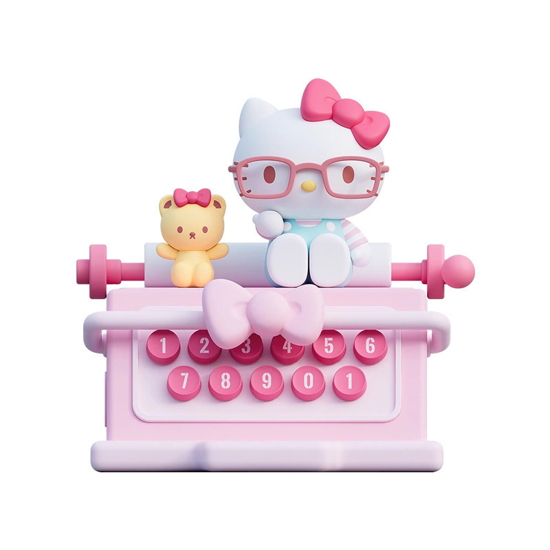 正版三麗鷗Hello Kitty玩偶打印機香薰 | 車載飾品擺件 | 停車號碼牌-CASEZONE