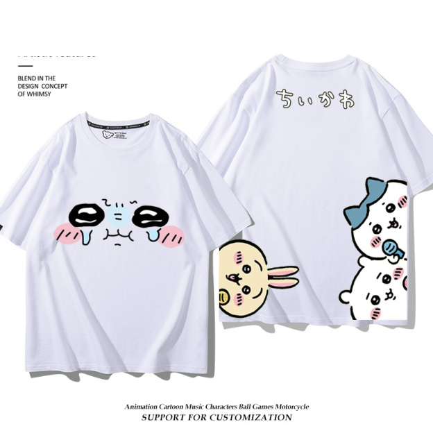 Chiikawa 2025親子情侶男女同款 印花短袖T恤-CASEZONE