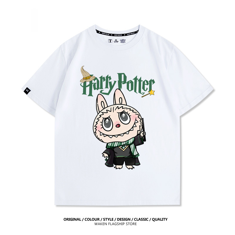 LabubuX哈利波特 印花短袖T恤-CASEZONE