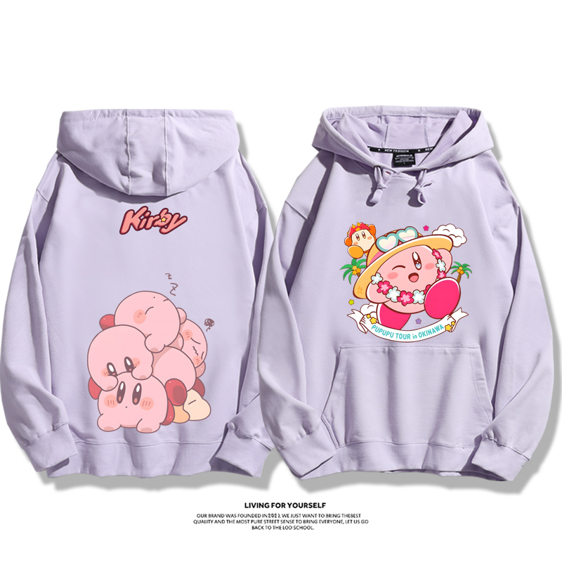星之卡比新款 親子情侶男女款連帽衛衣-CASEZONE