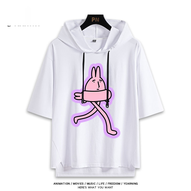 粉紅兔子My Friend Rabbit 連帽短袖T恤