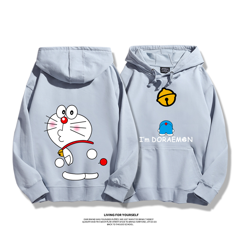叮噹貓新款 親子情侶男女款連帽衛衣-CASEZONE