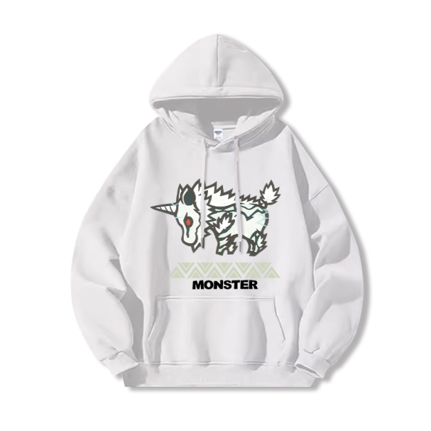 Monster Hunter Rise魔物獵人新款 親子情侶男女款連帽衛衣-CASEZONE