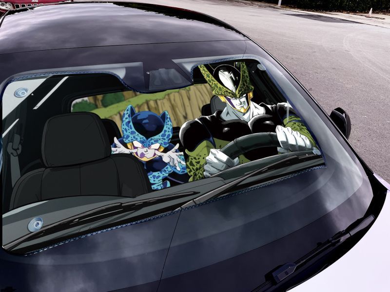 【預購】千鳥社《汽車前擋遮陽-普烏和沙魯》龍珠-CASEZONE