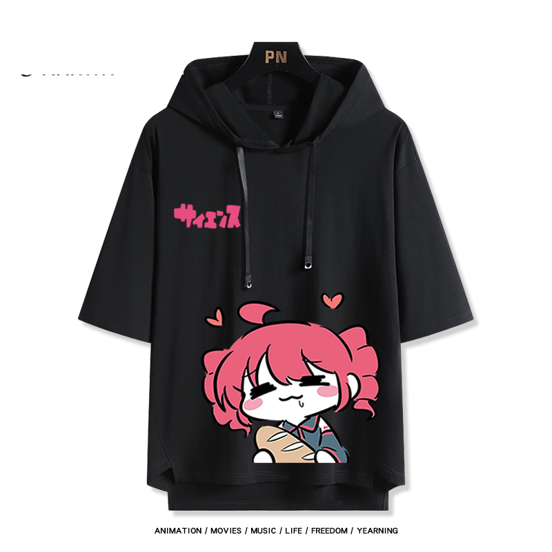 初音未來 Miku&Teto 連帽短袖T恤