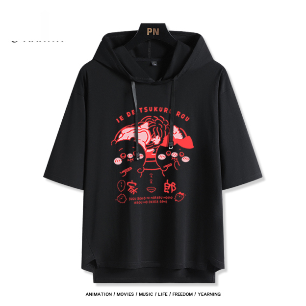 Chiikawa 忘本 連帽短袖T恤