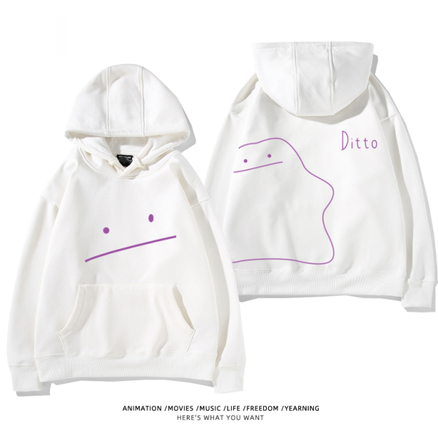 寶可夢 聯名衛衣2024秋冬新款親子情侶裝薄絨款連帽衛衣