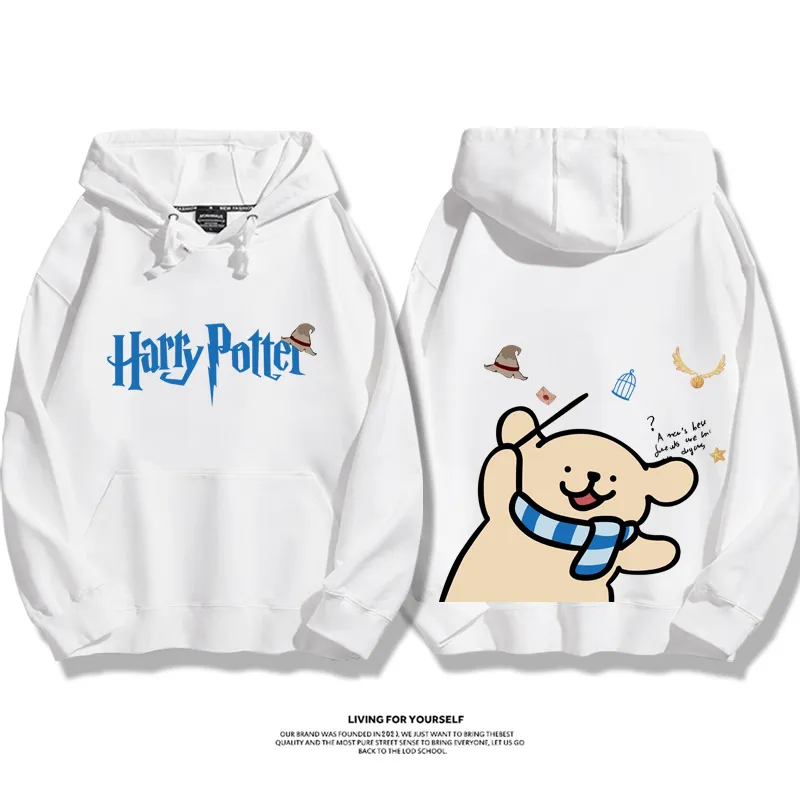 線條小狗 X 哈利波特聯名 親子情侶男女款連帽衛衣-ZUIHANG SHOP