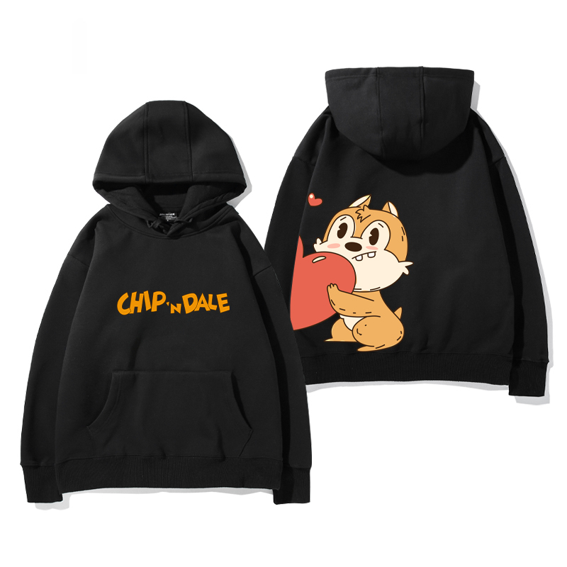 奇奇和蒂蒂新款 親子情侶男女款連帽衛衣-CASEZONE