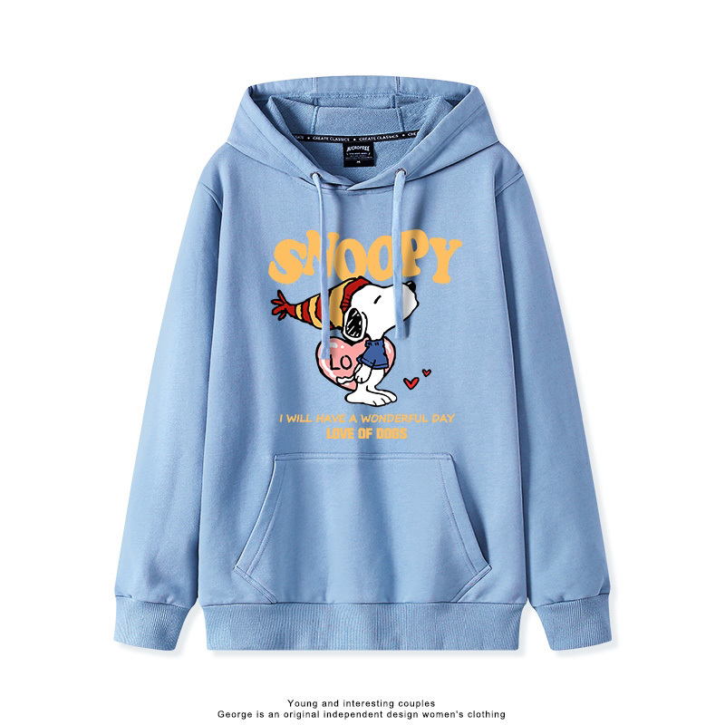 史努比 聯名衛衣2025秋冬新款親子情侶裝連帽衛衣
