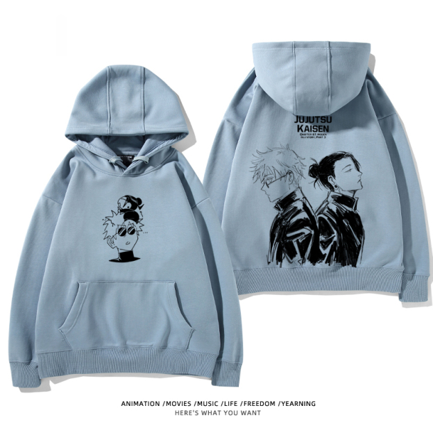 咒術迴戰 2025秋冬新款 親子情侶男女連帽衛衣