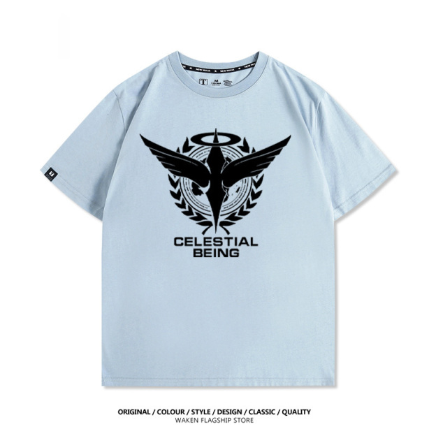 機動戰士鋼彈潮牌 印花短袖T恤-CASEZONE