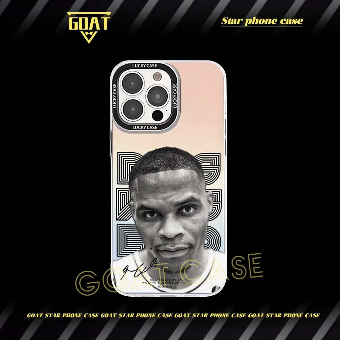 球星肖像｜極光鐳射球星手機殼-CASEZONE