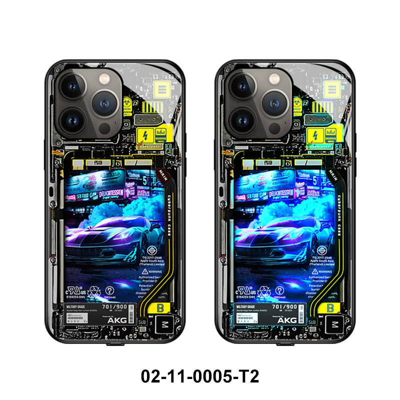 賽博朋克來電閃智能發光手機殼-CASEZONE