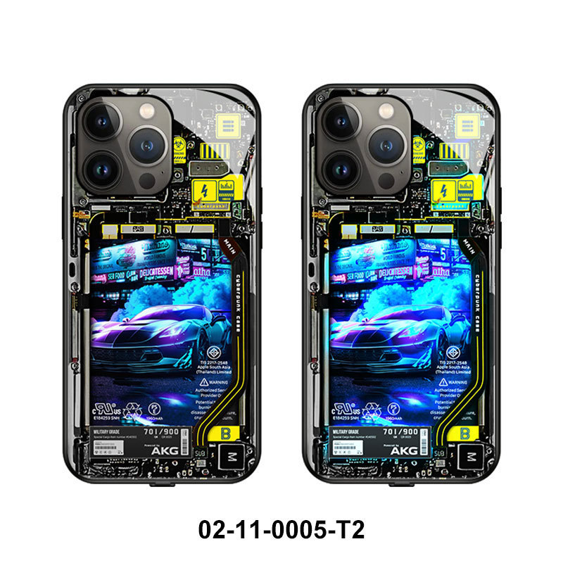 賽博朋克來電閃智能發光手機殼-CASEZONE