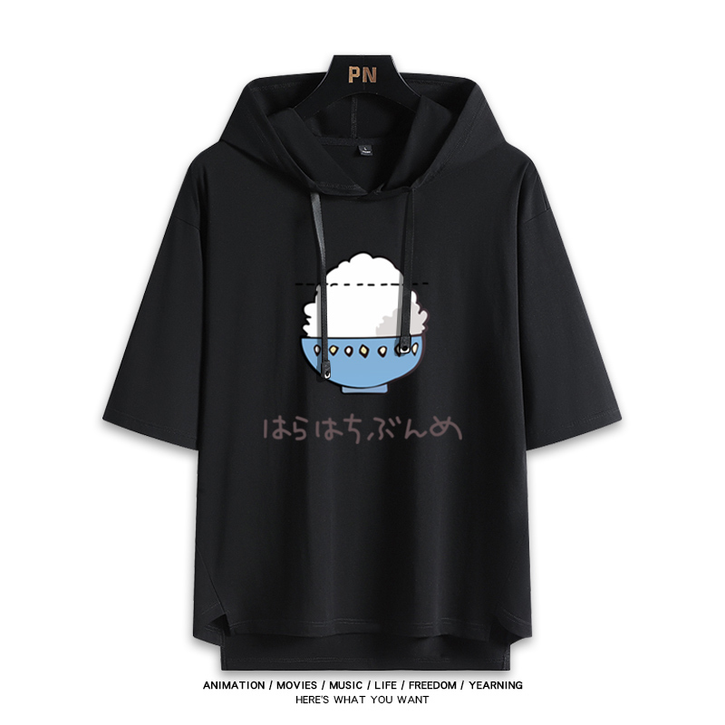 賽馬娘新款 親子情侶男女款連帽短袖T恤