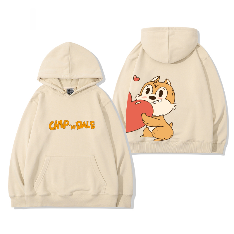 奇奇和蒂蒂新款 親子情侶男女款連帽衛衣-CASEZONE