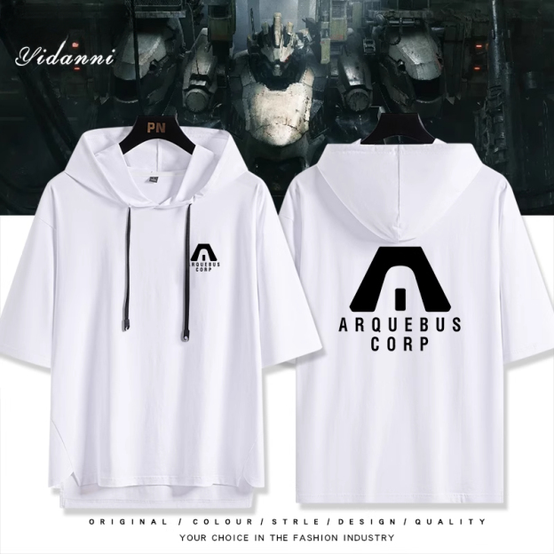 裝甲核心6集團 連帽短袖T恤-CASEZONE