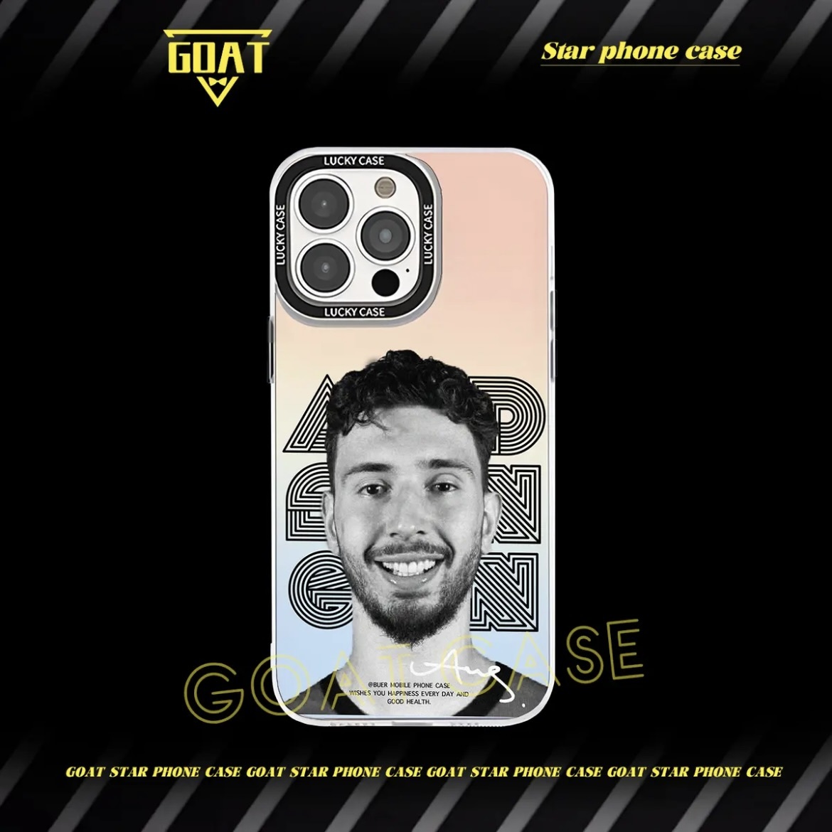 球星肖像｜極光鐳射球星手機殼-CASEZONE