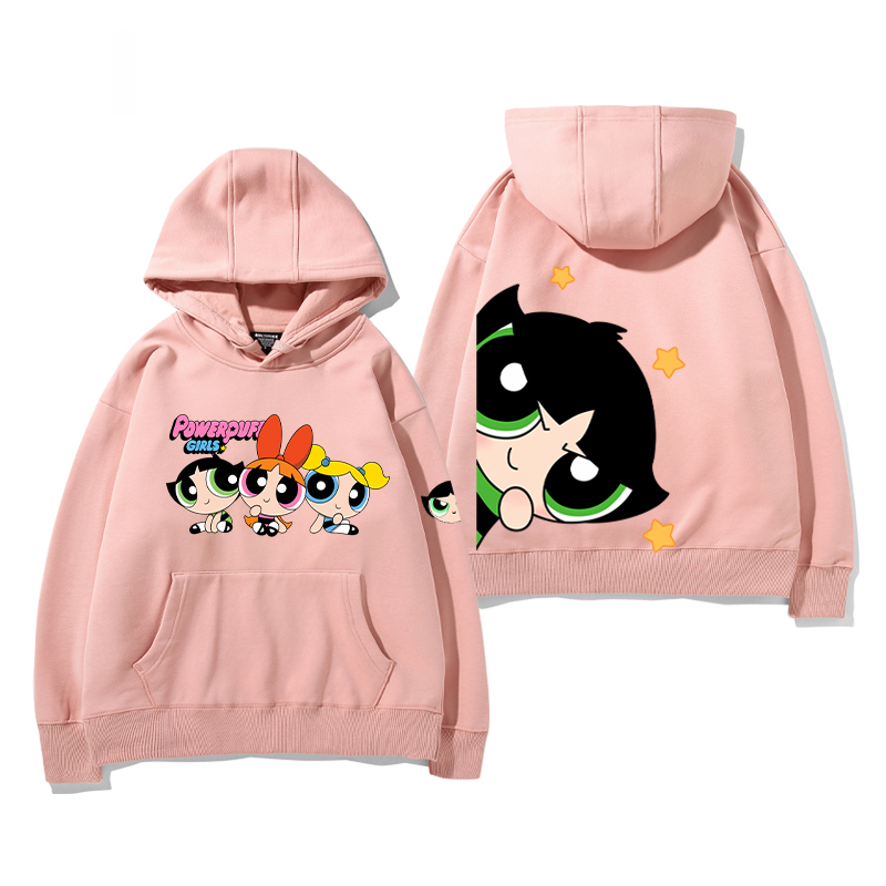 飛天小女警新款 親子情侶男女款連帽衛衣-CASEZONE