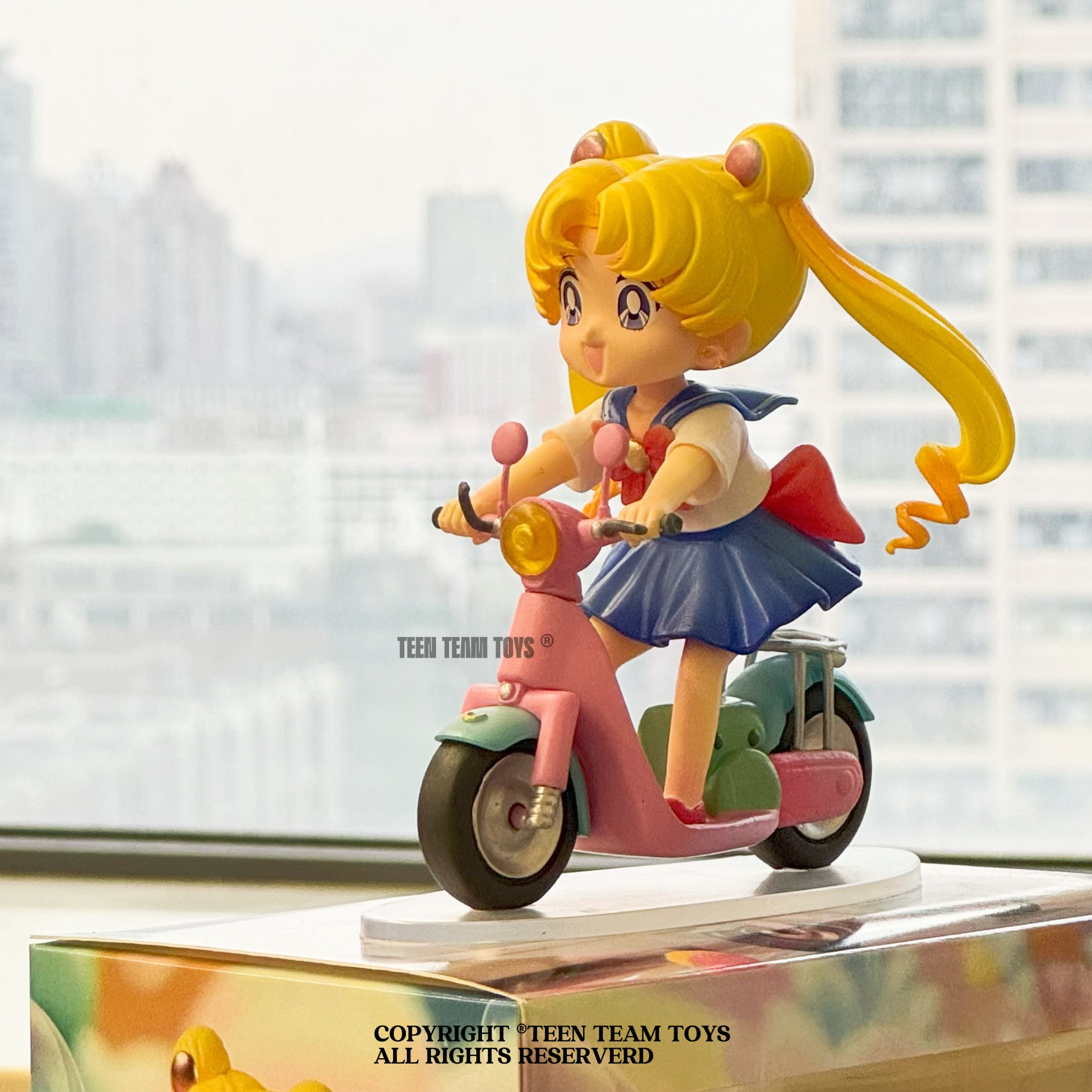 潮玩GK 美少女系列 摩托車電瓶車 水冰月-CASEZONE