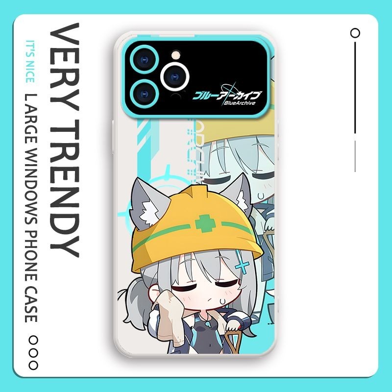 蔚藍檔案液態大視窗全包矽膠防摔軟殼-CASEZONE