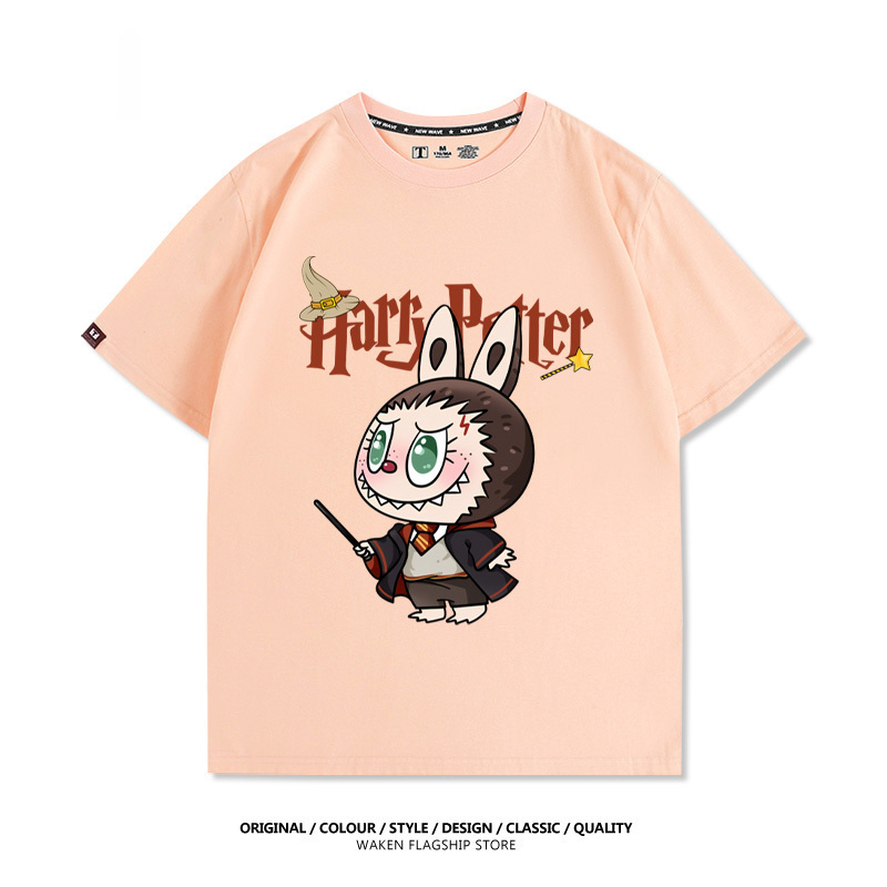 LabubuX哈利波特 印花短袖T恤-CASEZONE