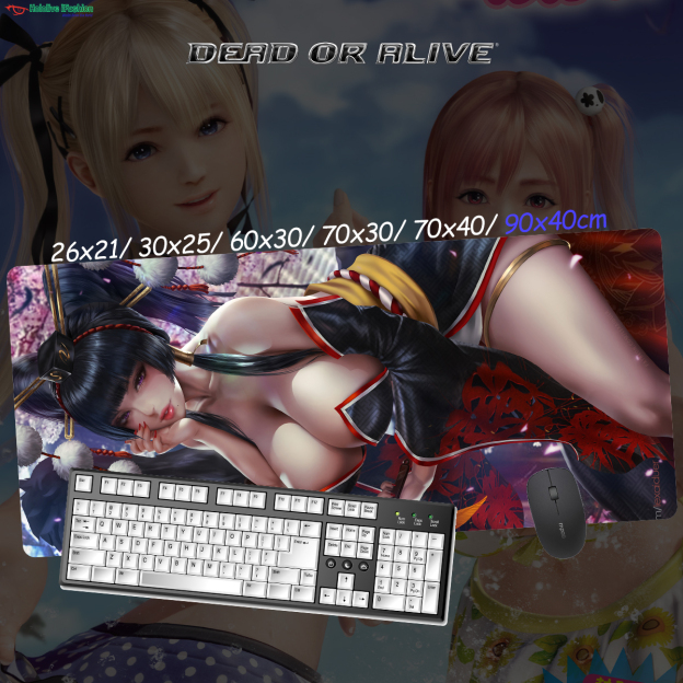 生死格鬥系列 超大鎖邊主題桌墊 布質滑鼠墊