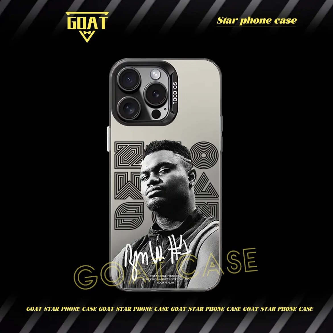 球星頭像｜彩銀球星手機殼-CASEZONE