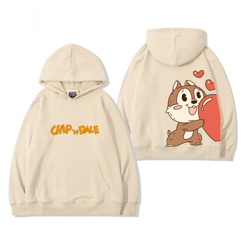 奇奇和蒂蒂新款 親子情侶男女款連帽衛衣-CASEZONE