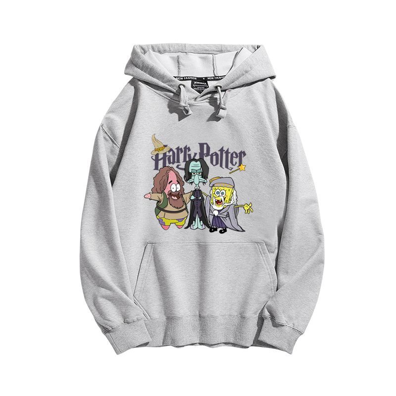 海綿寶寶聯名新款 親子情侶男女款連帽衛衣-CASEZONE