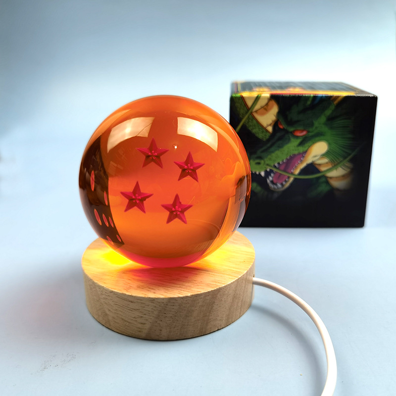 七龍珠 七星龍珠水晶球 LED創意桌面擺件-CASEZONE