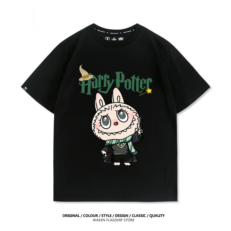 LabubuX哈利波特 印花短袖T恤-CASEZONE