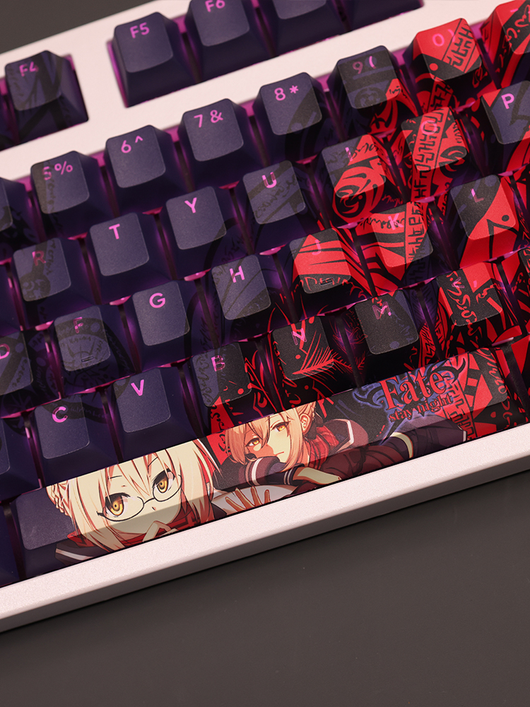 謎之女主角X透光RGB108鍵標準配列衛星軸鍵帽-CASEZONE