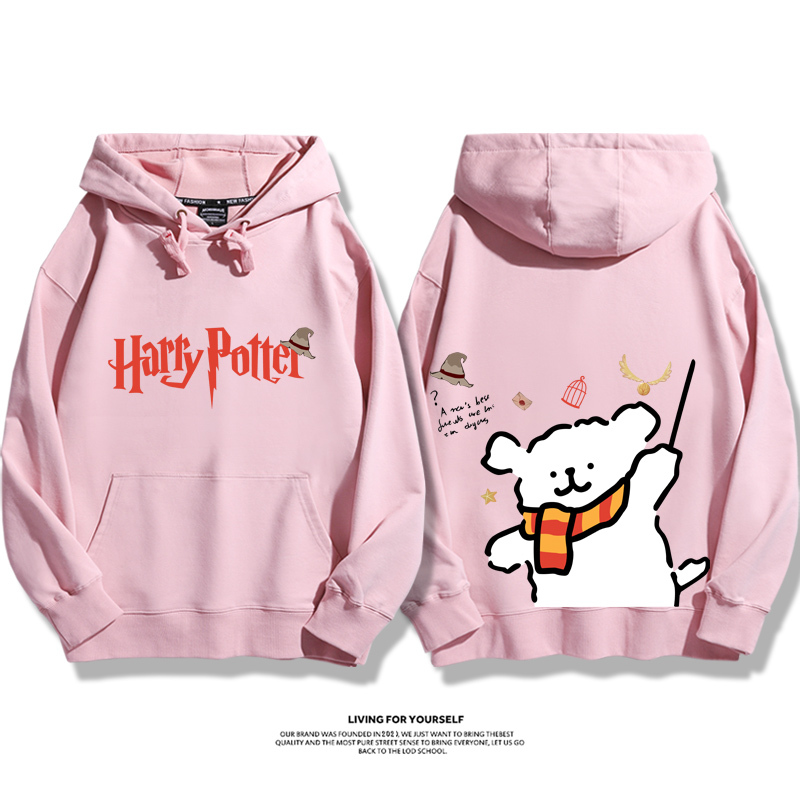 線條小狗 X 哈利波特聯名 親子情侶男女款連帽衛衣-ZUIHANG SHOP