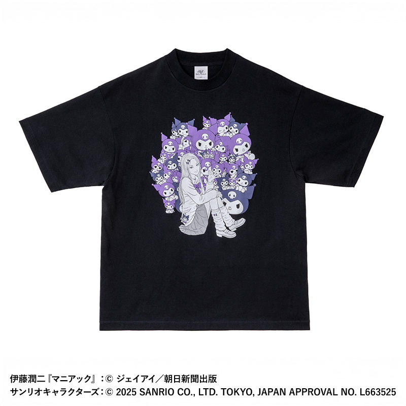 伊藤潤二 & Sanrio 聯名純棉短袖T恤 襯衫辣妹富江 (富江・酷洛米)