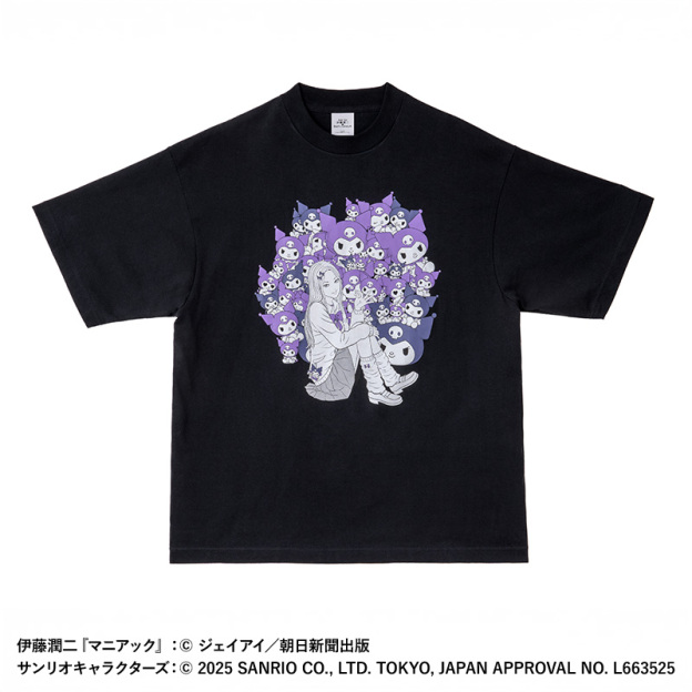 伊藤潤二 & Sanrio 聯名純棉短袖T恤 襯衫辣妹富江 (富江・酷洛米)