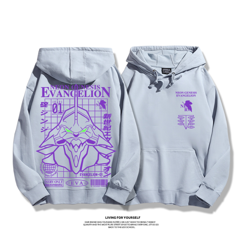 新世紀福音戰士新款 親子情侶男女款連帽衛衣-CASEZONE