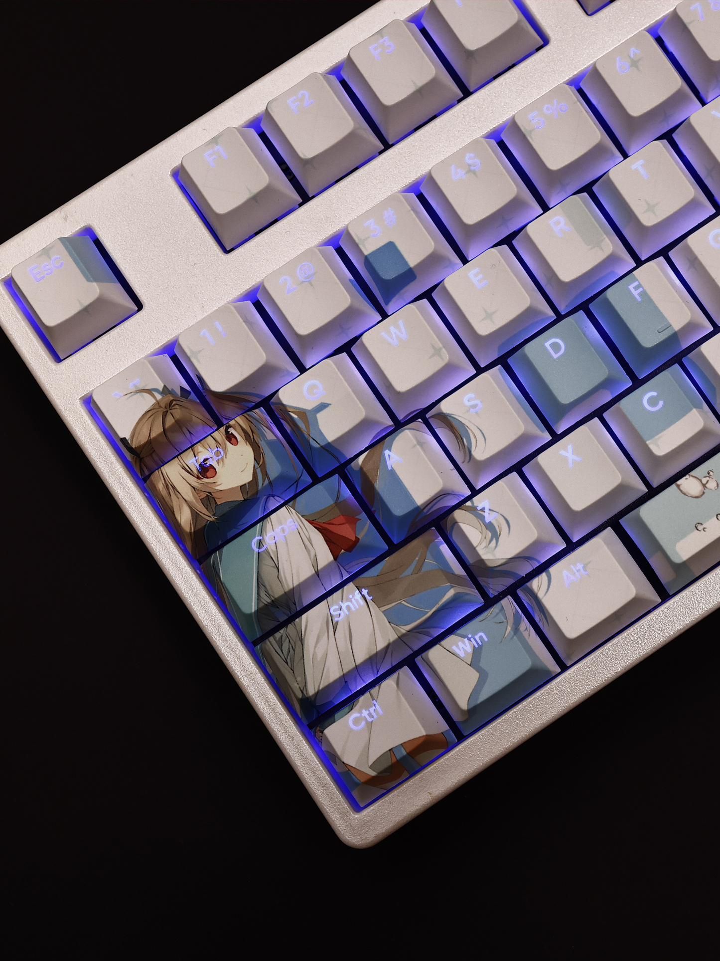 亞托莉透光RGB108鍵標準配列衛星軸鍵帽-CASEZONE